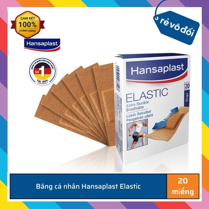 Băng keo cá nhân Elastic Hansaplast