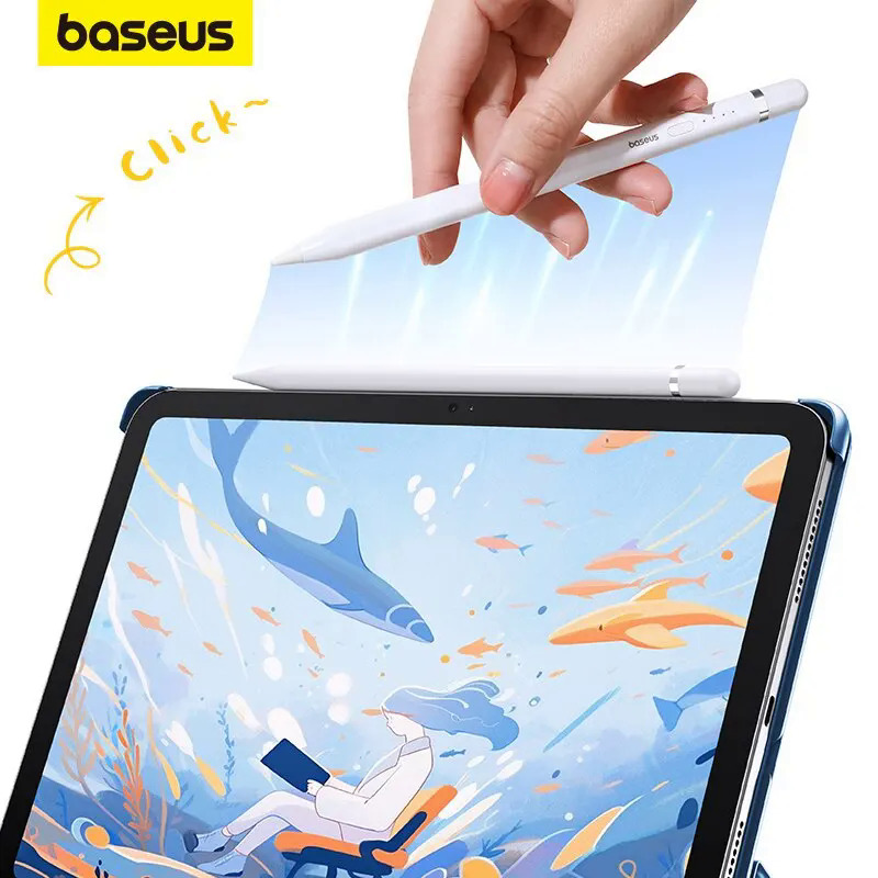 Baseus Từ Stylus Gen 2 Plug-Type Cảm Ứng Bút Đầy Đủ Màn Hình Palm Từ chối Nghiêng Điều Khiển Bút Cho Apple Bút Chì Pro