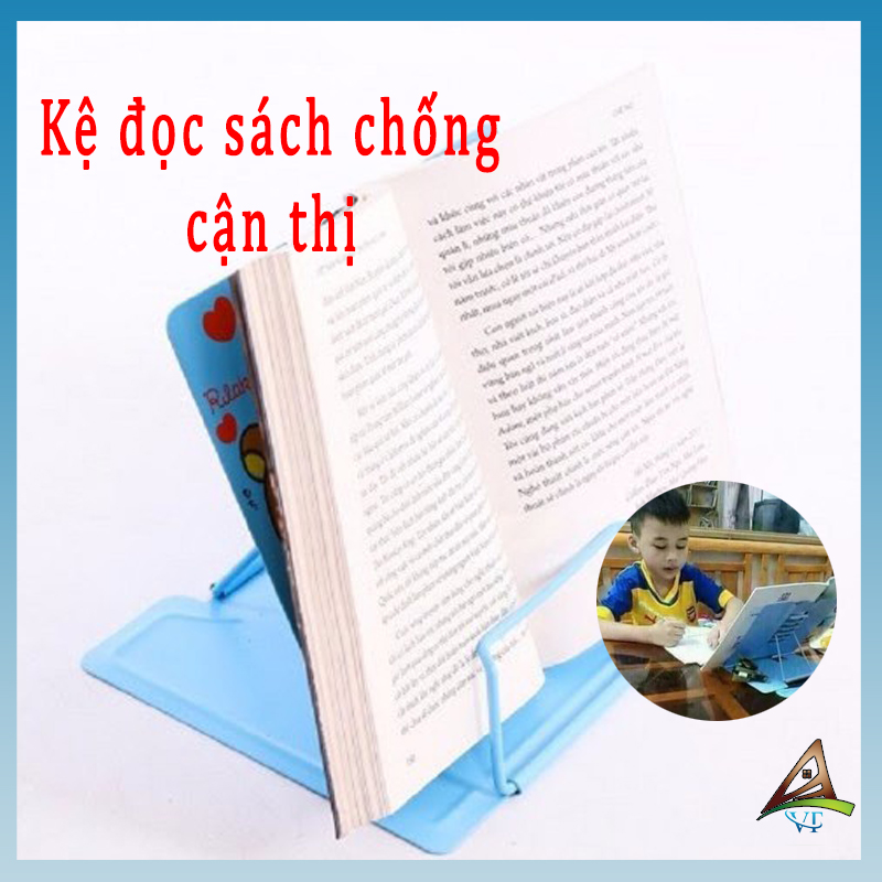 Kệ đọc sách chống cận thị cho bé - Giá đỡ sách vở, ipad chống cận chống gù Vatiso GKS01