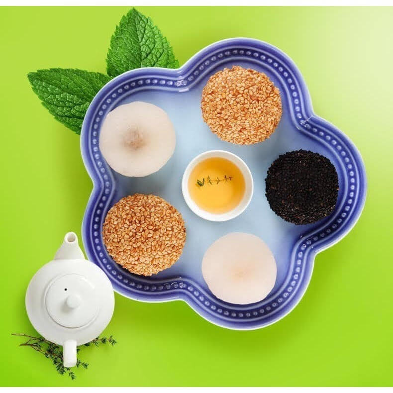 [ Sẵn hàng- Date 6 tháng ] Combo 2000g (1 THÙNG ) BÁNH MOCHI TRÒN ĐÀI LOAN