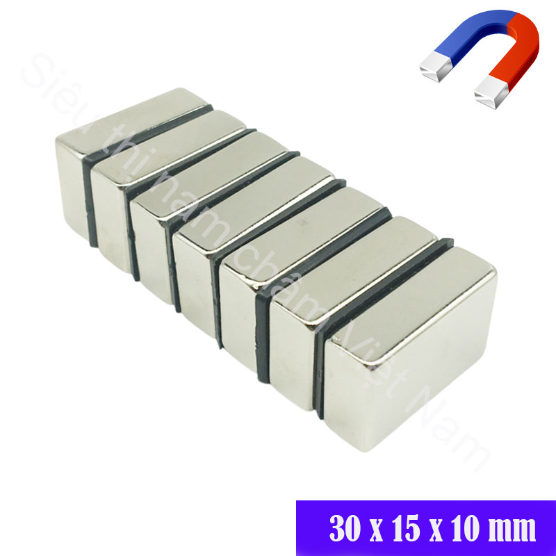 Combo 26 viên nam châm 30x15x10mm siêu từ tính