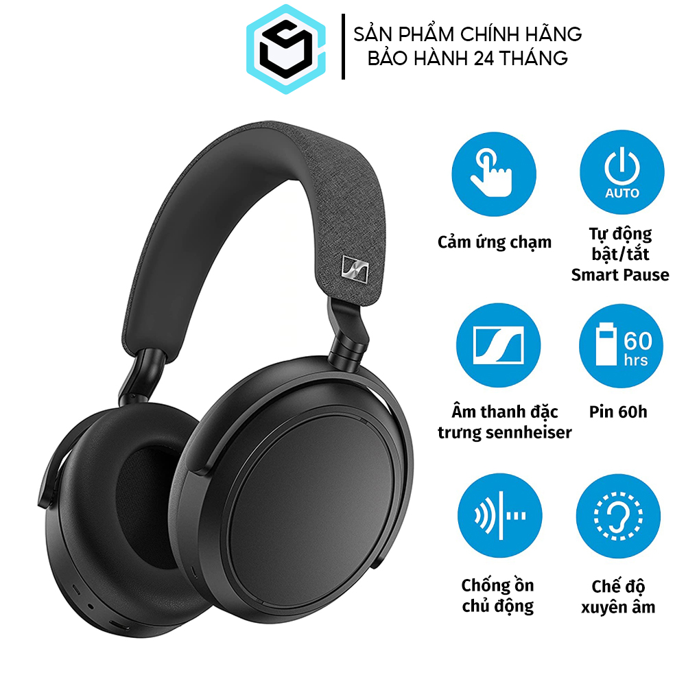 Tai nghe chống ồn sennheiser momentum 4 wireless - hàng chính hãng