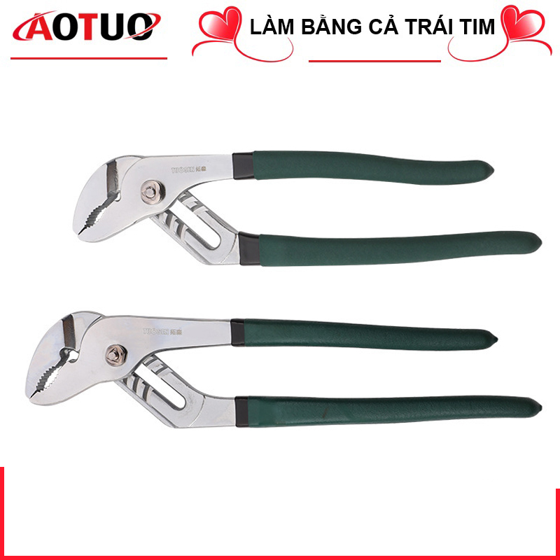AOTUO Kềm mỏ quạ, kìm mỏ quạ thép đúc nguyên khối đa năng 10inch, 12inch