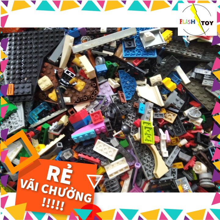 Đồ chơi ⚡GIÁ SỐC⚡TOP 1 BÁN CHẠY⚡ đồ chơi láp ráp LEGO secondhand đã vệ sinh kĩ bán theo Kg ngẫu nhiên.
