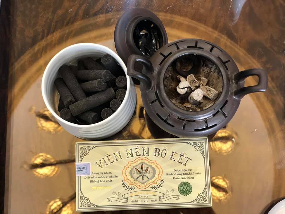 VIÊN NÉN BỒ KẾT 100% THẢO MỘC BỒ KẾT VÀ TRẦM HƯƠNG