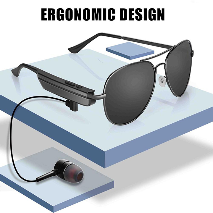 [HCM]Tai Nghe Bluetooth Kiêm Mắt Kính Thời Trang Thông Minh Đổi Màu Theo Ngày Và Đêm Tính Năng Phân Cực Chống Lóa Tự Sẫm Màu Bảo Vệ Mắt Khi Phát Hiện Có Tia UV Gây Hại Kết Nối Mạnh Mẽ Ổn Định Với Gọng Kim Loại Dẻo.