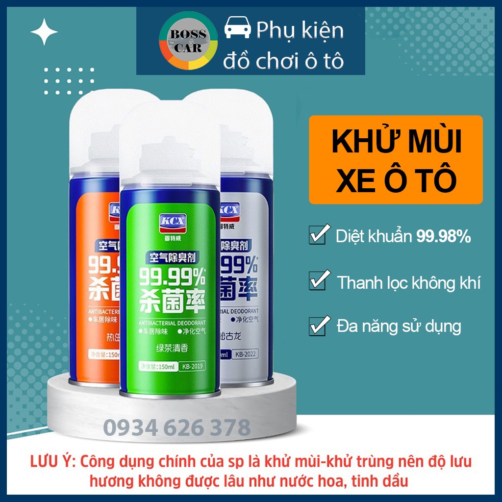 Chai xịt thơm khử mùi ô tô xe hơi, lọ xịt khử khuẩn làm sạch không khí oto, lọ xịt khử mùi ôtô, nhà bếp, phòng tắm, phòng ngủ, tủ quần áo