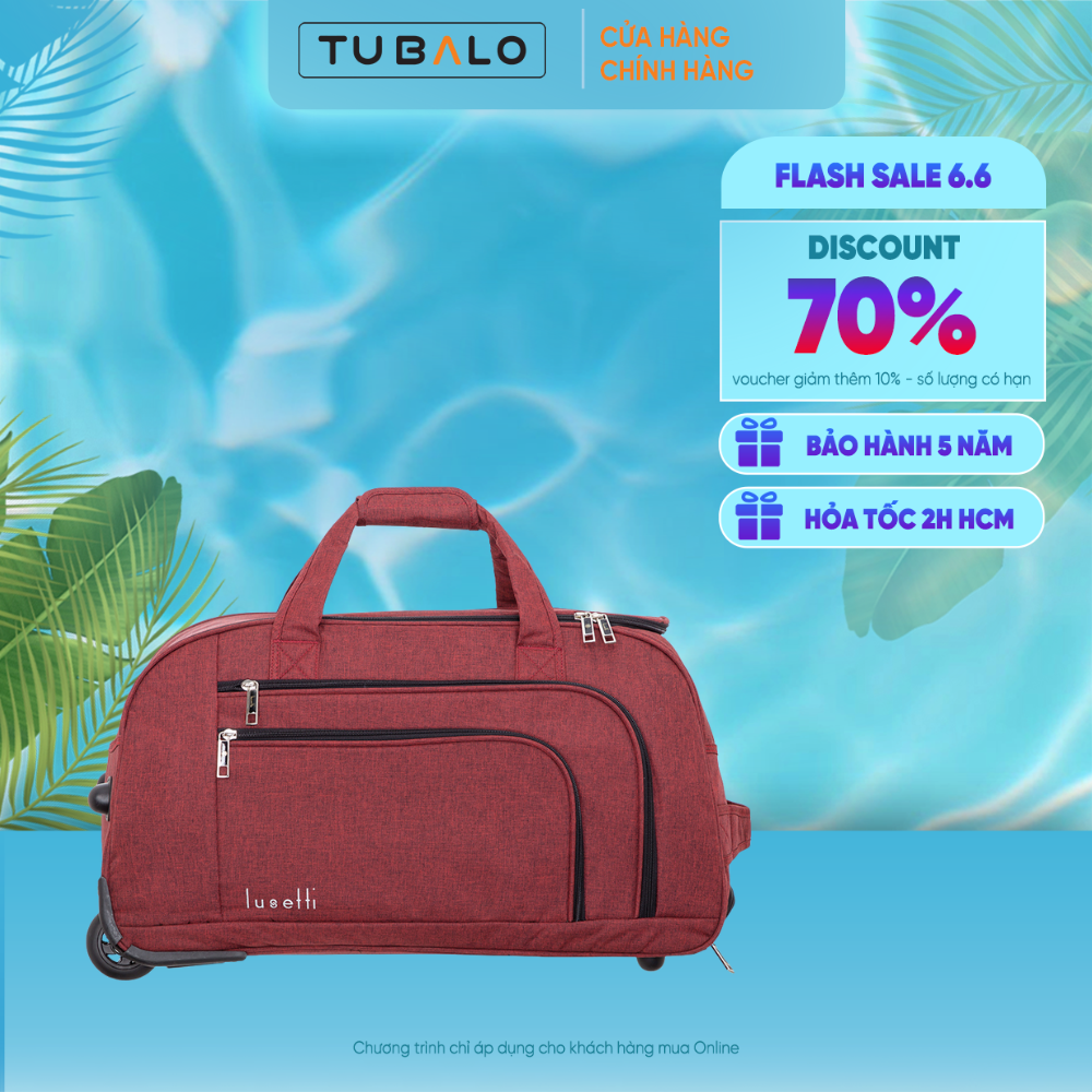Túi kéo du lịch TUBALO thương hiệu LUSETTI LST-9065 chống thấm nước cao cấp thời trang nam nữ