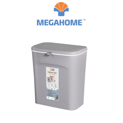 Thùng rác treo tường Megahome treo nhà bếp ,nhà tắm tiện lợi  kèm MIẾNG DÁN TƯỜNG VÀ MIẾNG MÓC TỦ(giao màu ngẫu nhiên)