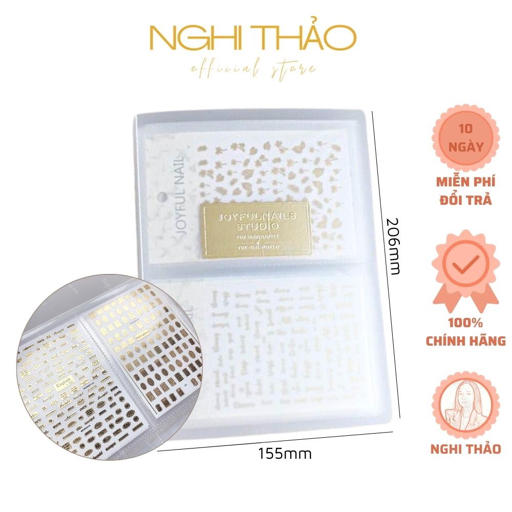 Sổ sticker, sổ đựng sticker trong suốt Nghi Thảo