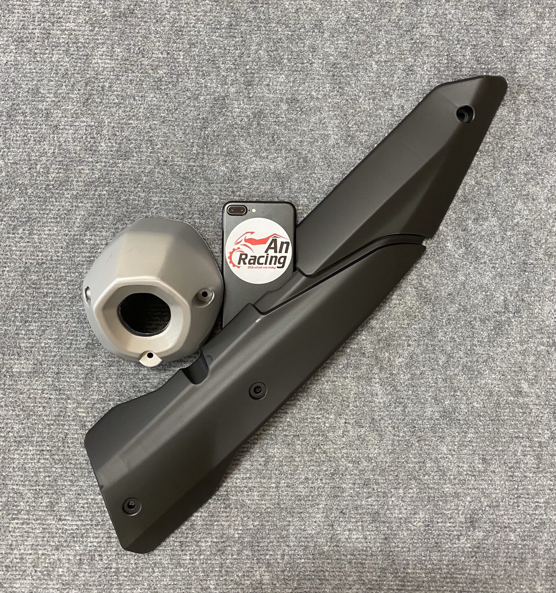 Bộ ốp pô + chụp đít pô kiểu zin gắn exciter 155