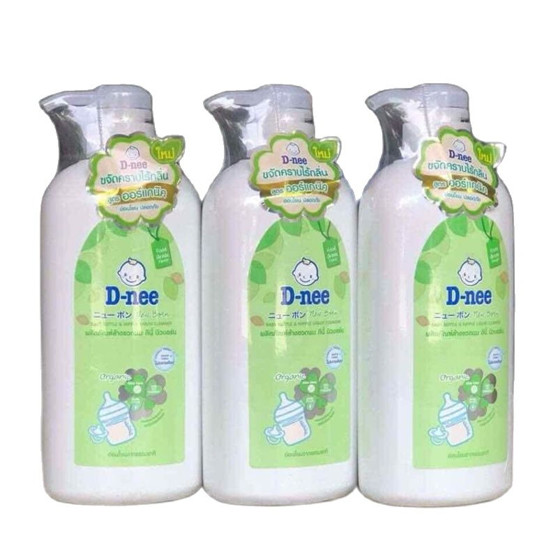 Combo 3 chai 620 ml) dnee organic rửa bình sữa thái lan