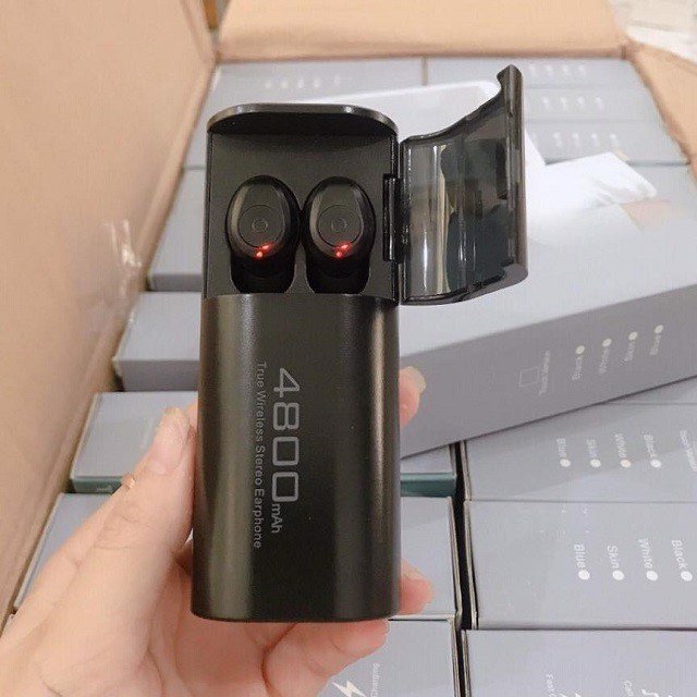 Tai Nghe Bluetooth S 11 Tai Nghe Không Dây S11 Công Nghệ Bluetooth 5.0 Kén Sạc 4800 Mah Kiêm Sạc Dự Phòng Chống Thấm Nước Chống Bụi, Tai Nghe Không Dây Nghe Nhạc 4 - 6h Liên Tục, Dùng Cho Mọi Điện Thoại