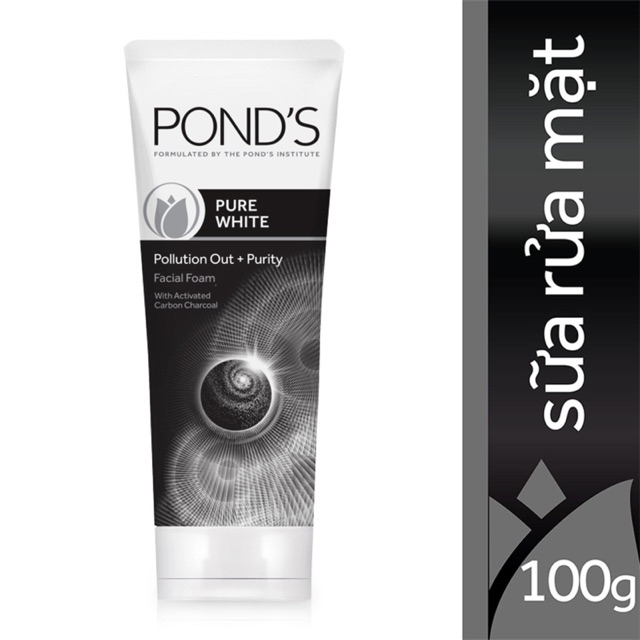 Sữa rửa mặt Ponds trắng da tinh khiết tuýp 100gr