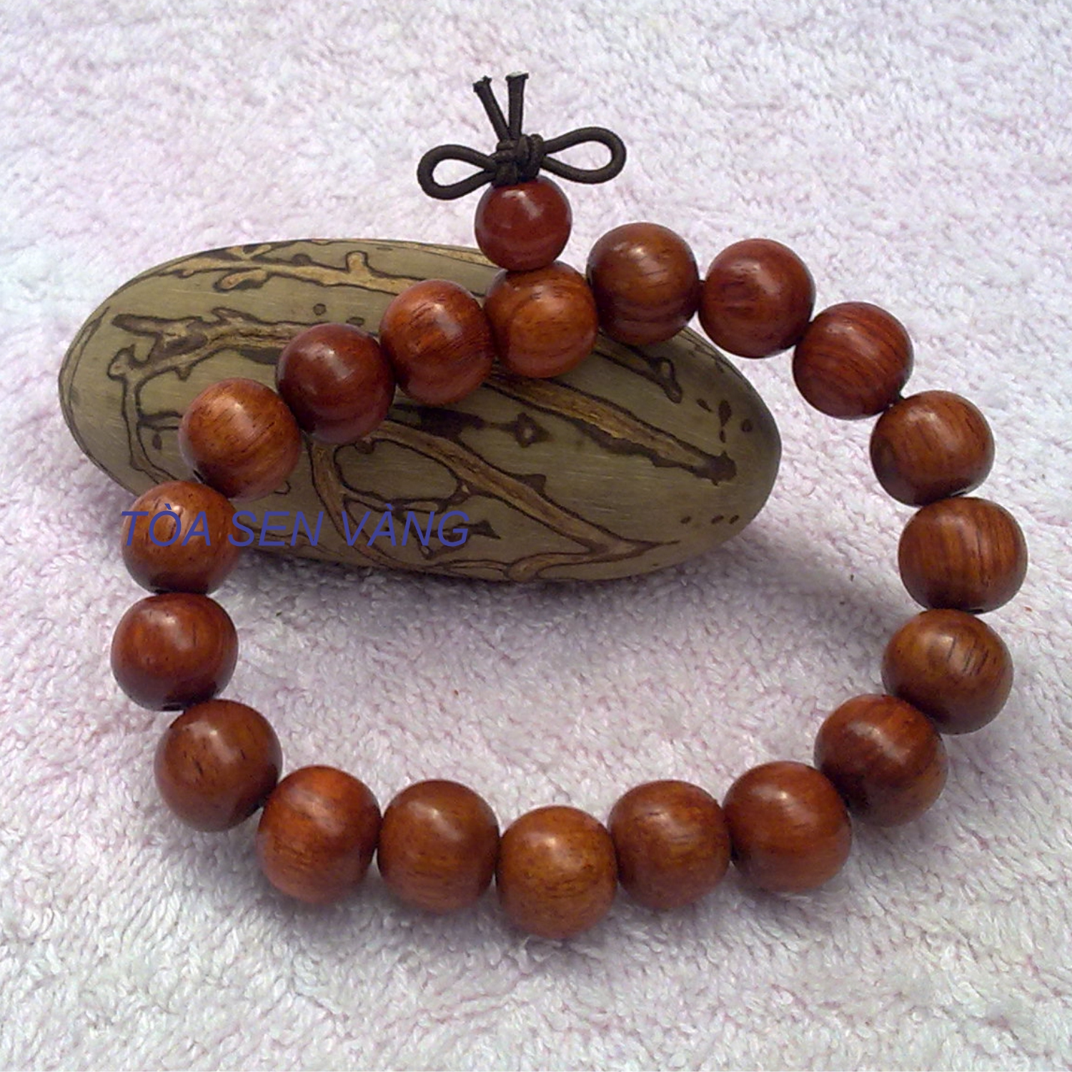 [HCM]Vòng đeo tay gỗ giáng hương 10mm - Vòng chuỗi hạt gỗ
