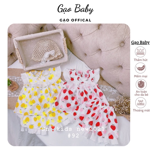 Quần áo trẻ em - bộ đồ cộc tay cho bé gái tiểu thư