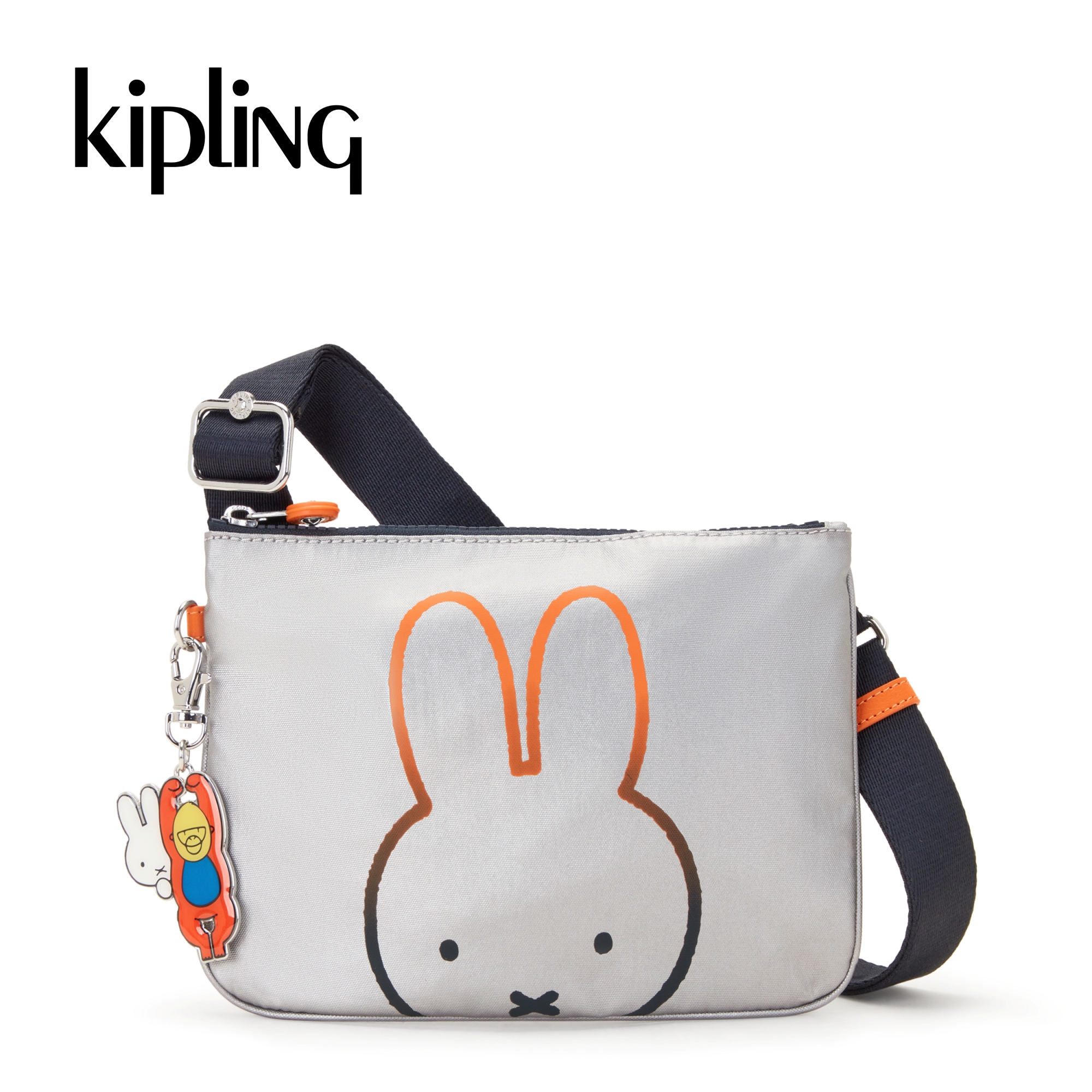 Kipling túi đeo chéo nữ may bag - miffy metallic - huki7768