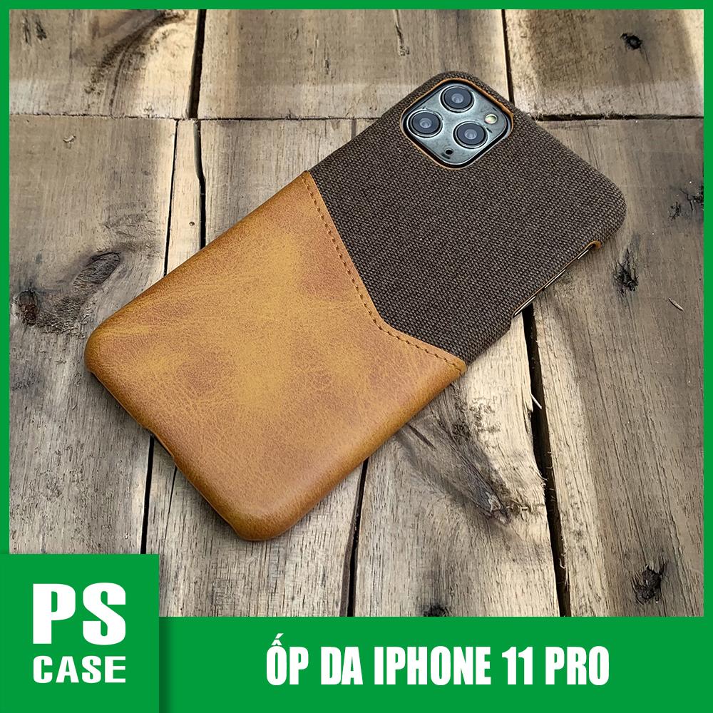Ốp da vải kiêm ví dành cho iphone 11 pro - ps case phân phối