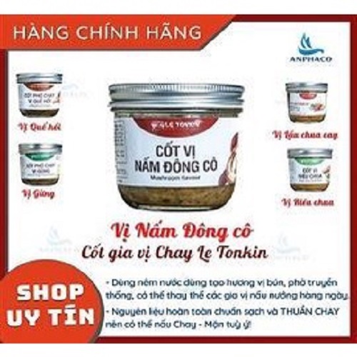 Chia sẻ: Đã thích Cốt gia vị chay Nấm đông cô Letonkin
