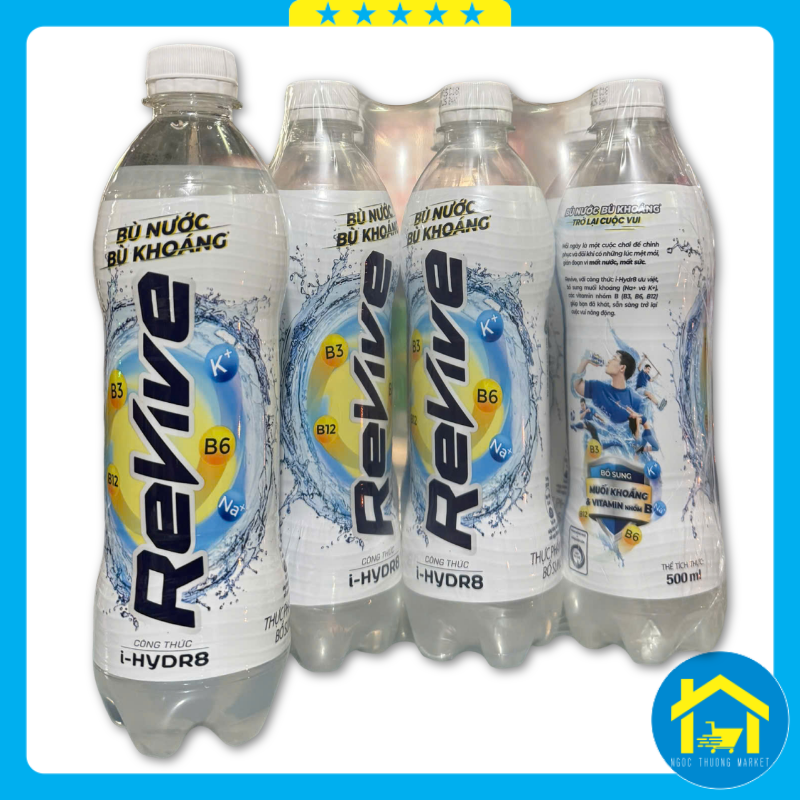 Revive - Nước uống điện giải Revive giúp bù khoáng bù nước - Lốc 6 chai