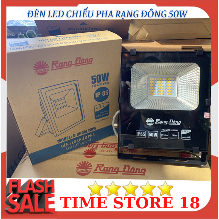 ( Bảo Hành 12 Tháng ) Đèn Led Siêu Sáng Đèn Led Chiếu Pha Rạng Đông CP06 50W Chống Nước Chuẩn IP66