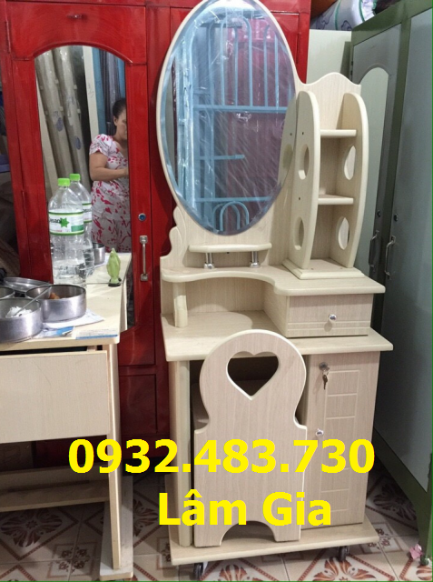 Bàn trang điểm mini 60cm tiết kiệm diện tích cho căn phòng