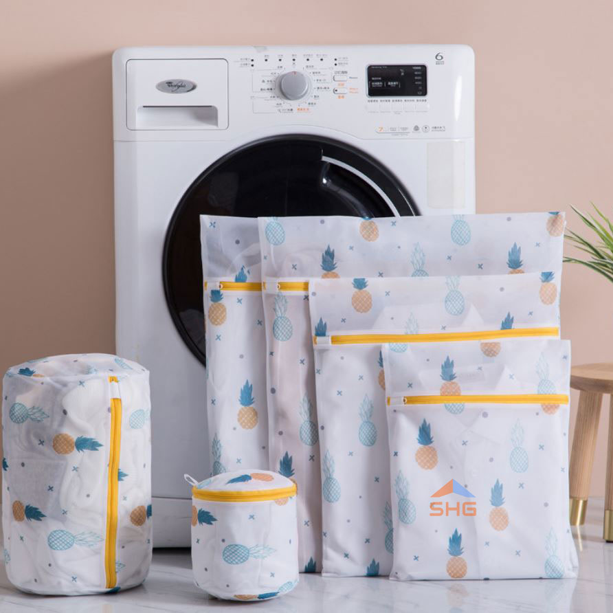 [HCM]TÚI GIẶT HOẠ TIẾT CÁC HÌNH ẢNH CÂY TRÁI PHONG PHÚ,MẪU MẢ ĐẸP RẤT TIỆN DUNG