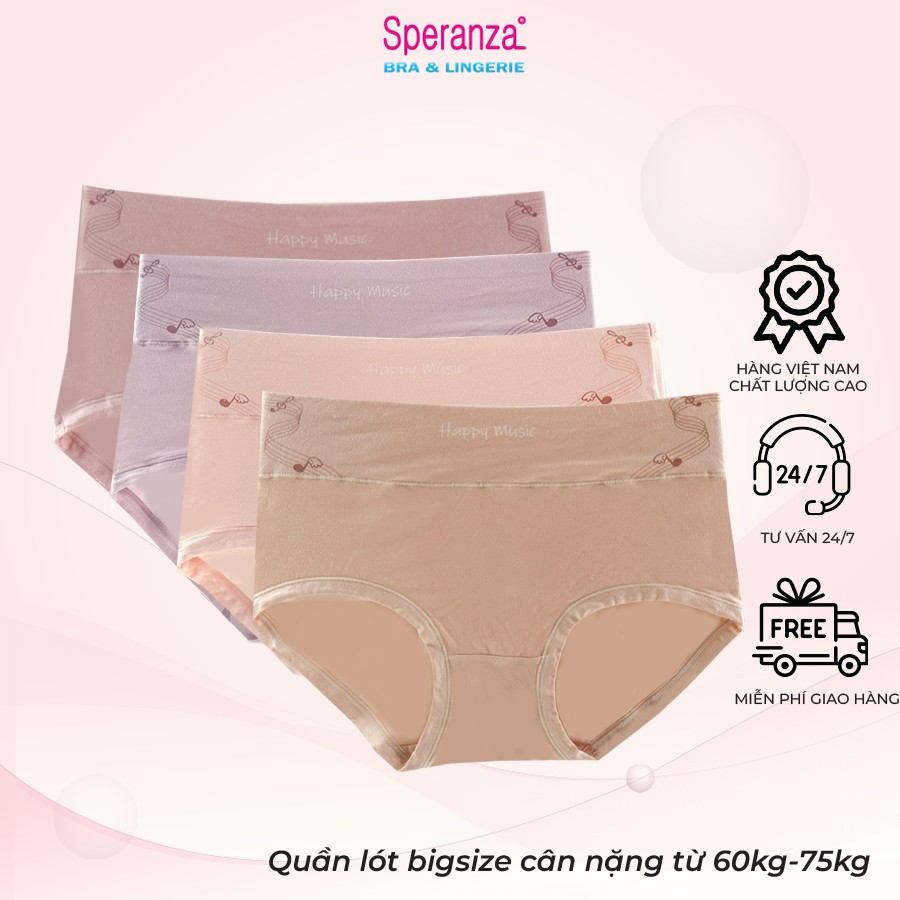 (90KG MANG VỪA )Quần lót nữ Big Size Speranza, vải cotton mềm mại thoáng mát và thoải mái SPQ0042SH(65-90KG)/SPQ1632SH(60-75)