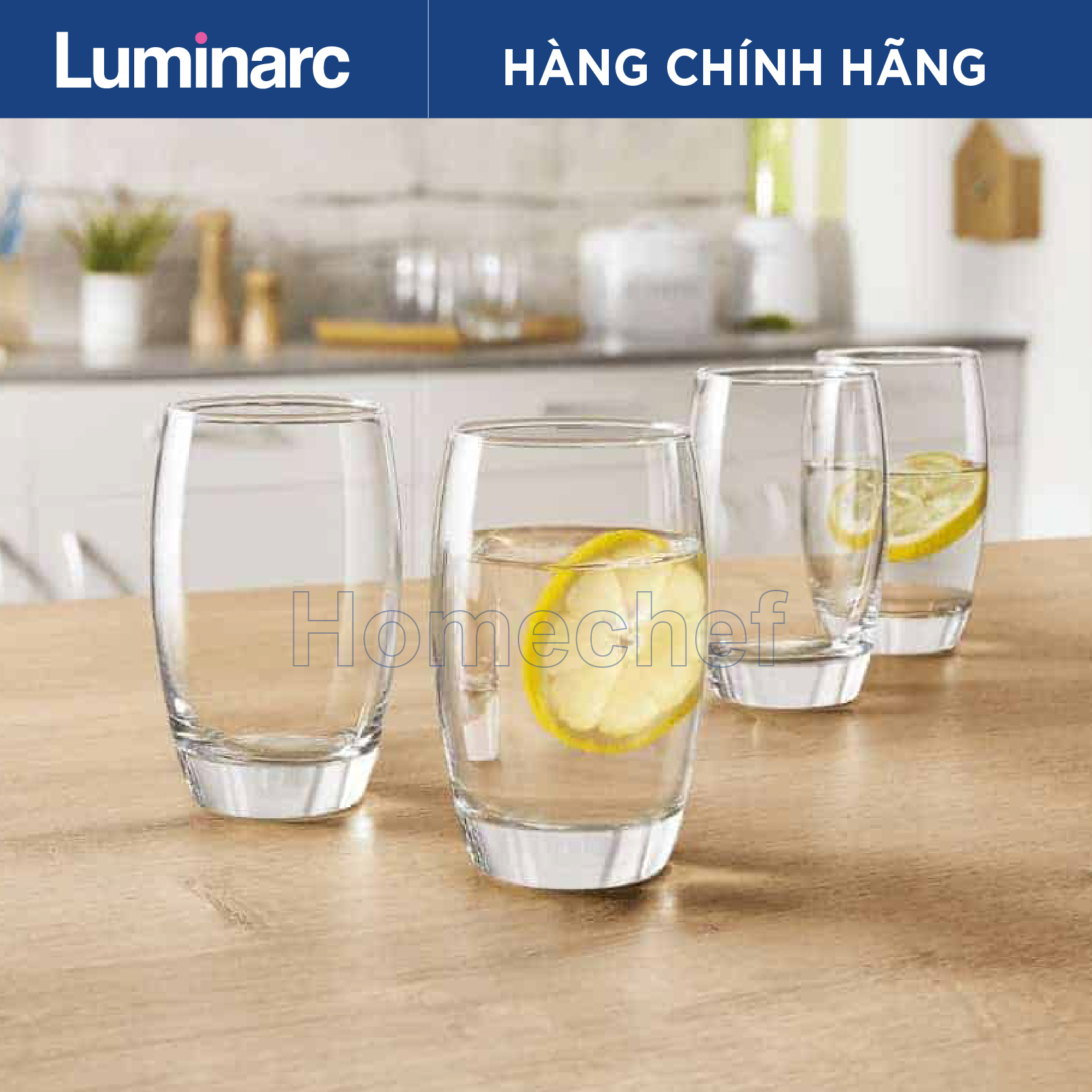 Bộ cốc thủy tinh luminarc salto 6 chi tiết, dung tích 350ml - g2560/ j5385/ j1583/ l2118