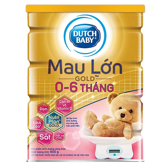 Dutch lady 4-6 sáng tạo gold lon thiết 12x900g (Lon)