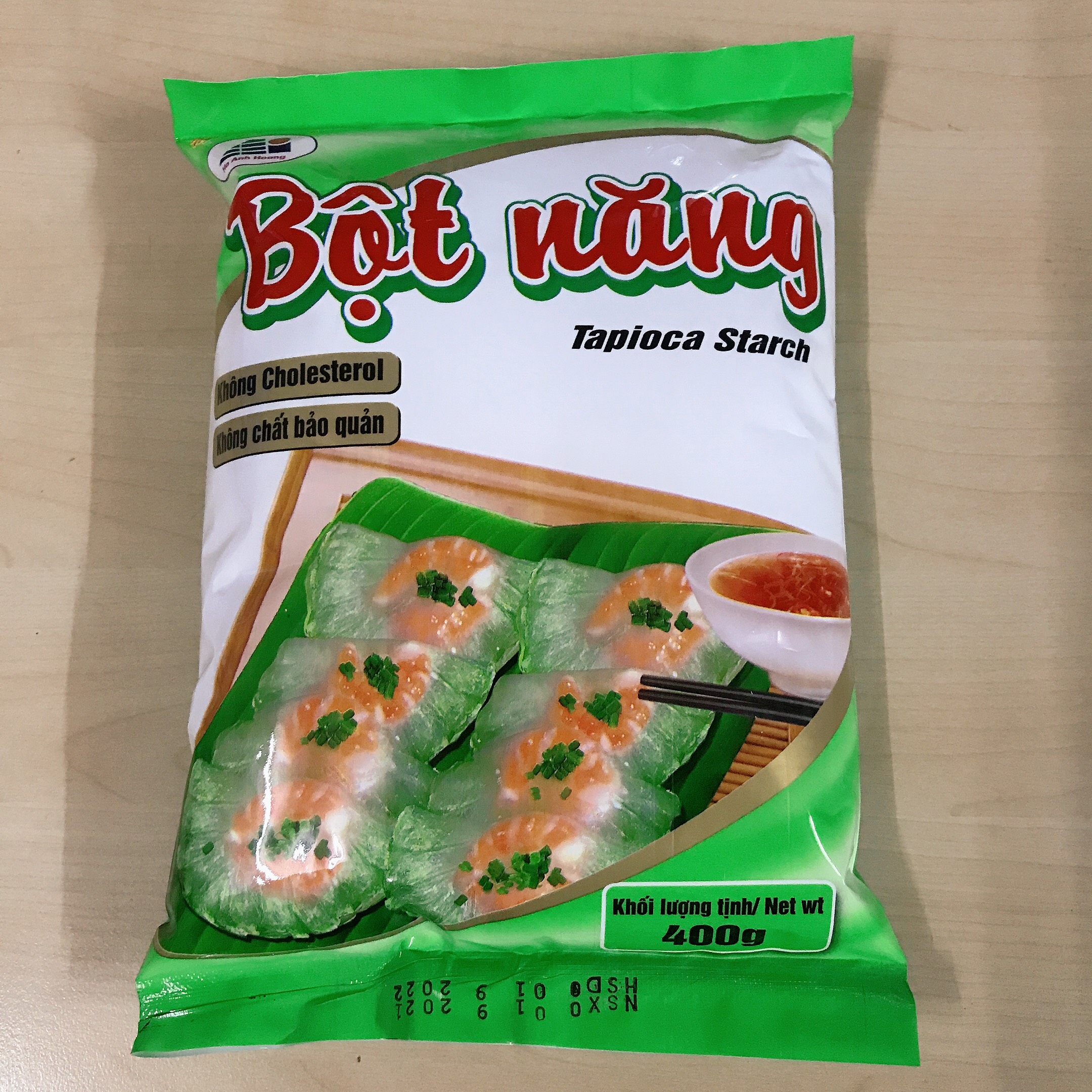 Bột năng Hà Anh Hoàng tapioca starch bịch 400g làm bánh bột lọc