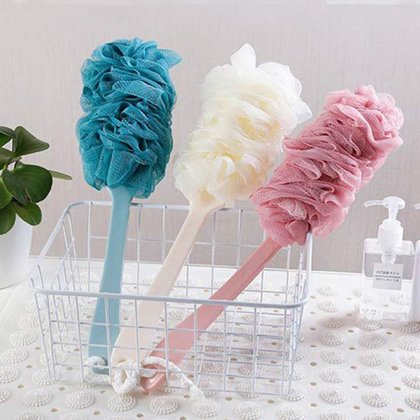 [CAO CẤP] BÀN CHẢI CỌ LƯNG CÁN DÀI - BÀN CHẢI KÈM BÔNG TẮM CHÀ LƯNG, MASSAGE CƠ THỂ THÔNG MINH, TẨY TẾ BÀO CHẾT