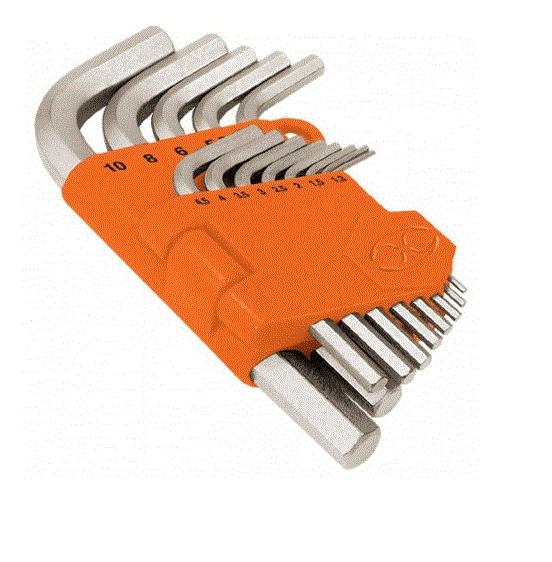 Bô lục giác 10 cây hệ m, 1.5mm - 10mm truper - 15536