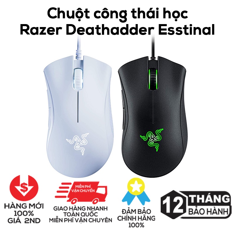 Chuột chơi game Razer Deathadder Esstinal 6400DPI - Bảo hành 12 tháng