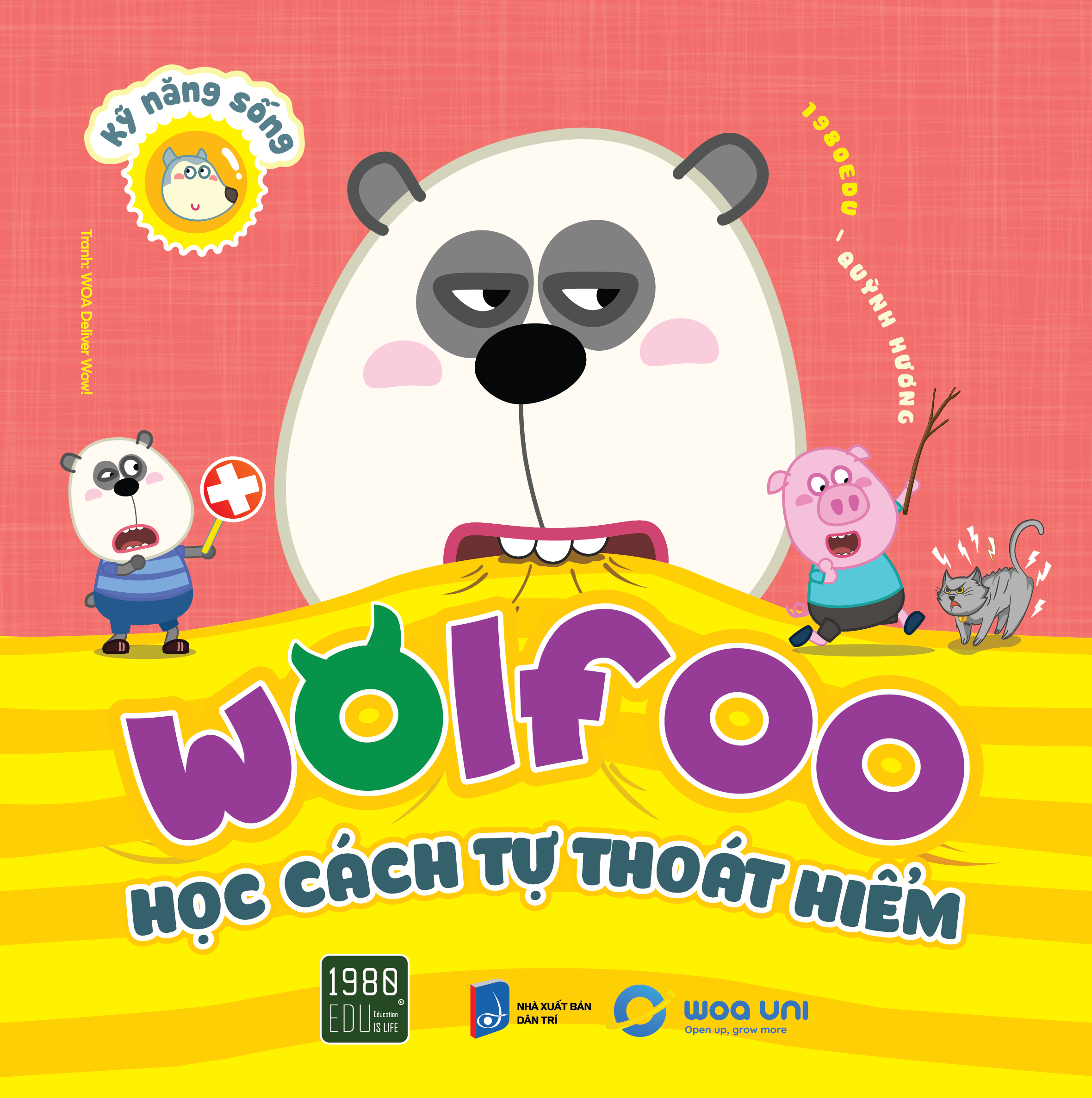 Sách - wolfoo học cách tự thoát hiểm