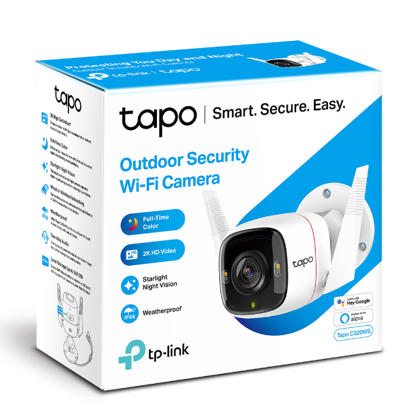 Camera wifi tp-link tapo c320ws 2k qhd | c310 3mp ngoài trời - đàm thoại 2 chiều - giám sát an ninh