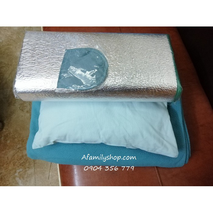 Set Chăn Gối Chiếu Che mắt ngủ văn phòng