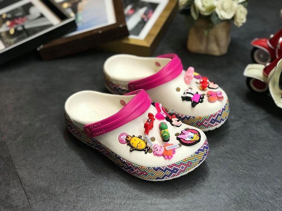 Sục Cross Band viền thổ cẩm cho mẹ
