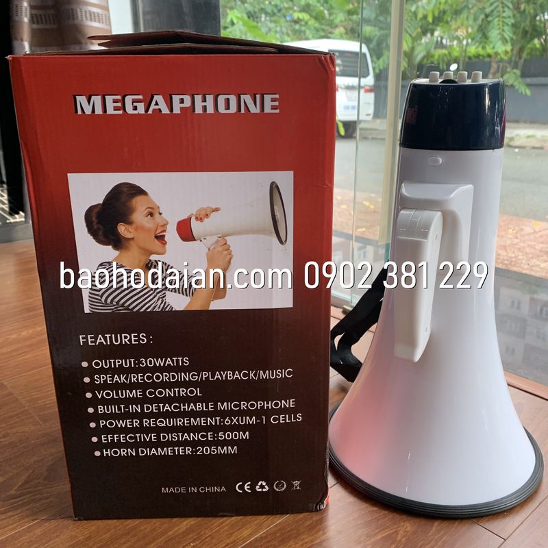 Loa phóng thanh cầm tay dùng pin Megaphone Handy HTY-16S