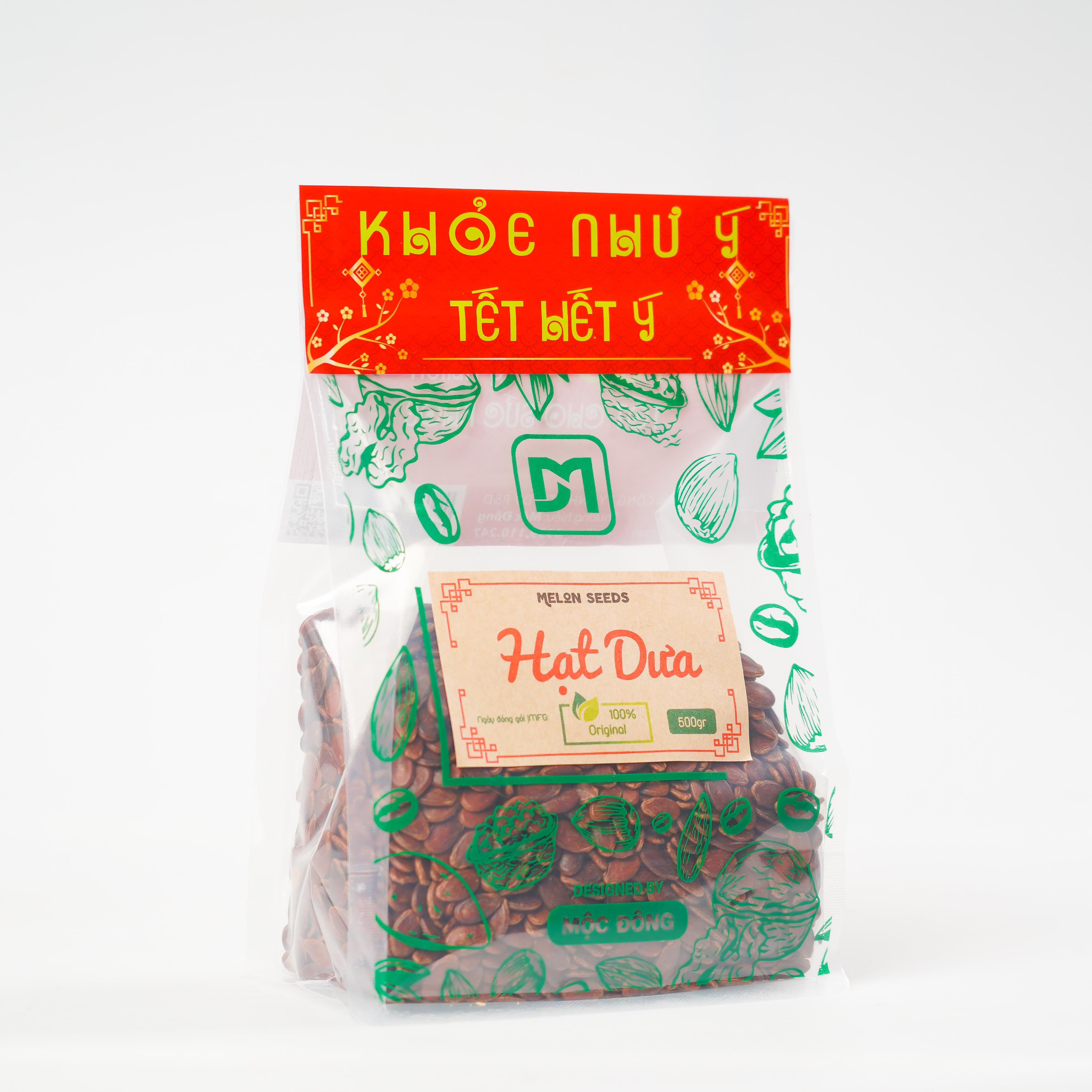 Túi 500gr Hạt dưa không màu