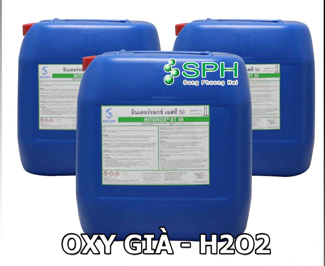 Can 35kg oxy già h2o2 50% thái lan chất tẩy cực sạch giá sỉ