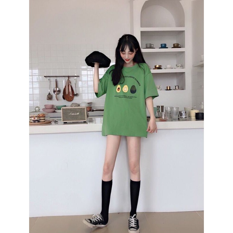 Áo phông_ áo thun unisex quả bơ