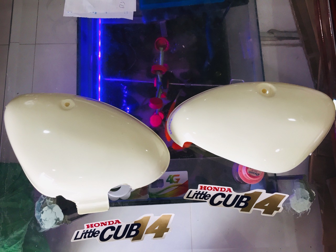 1 bộ gồm 2 nắp cốp cho anh em dọn xe cub cánh én hay én lùn little 14