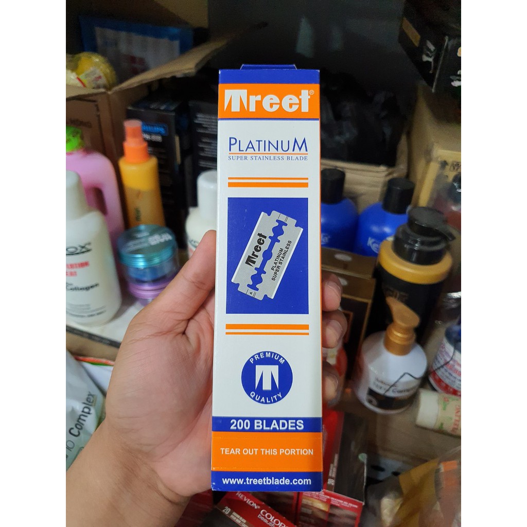 Lưỡi lam treet - hộp nhỏ màu cam 10 lưỡi