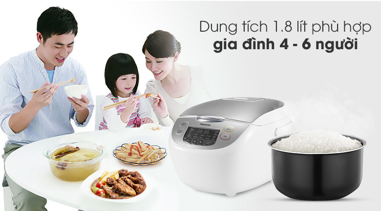 Nồi cơm điện tử panasonic 1.8 lít sr-cx188sra chính hãng mới 100%