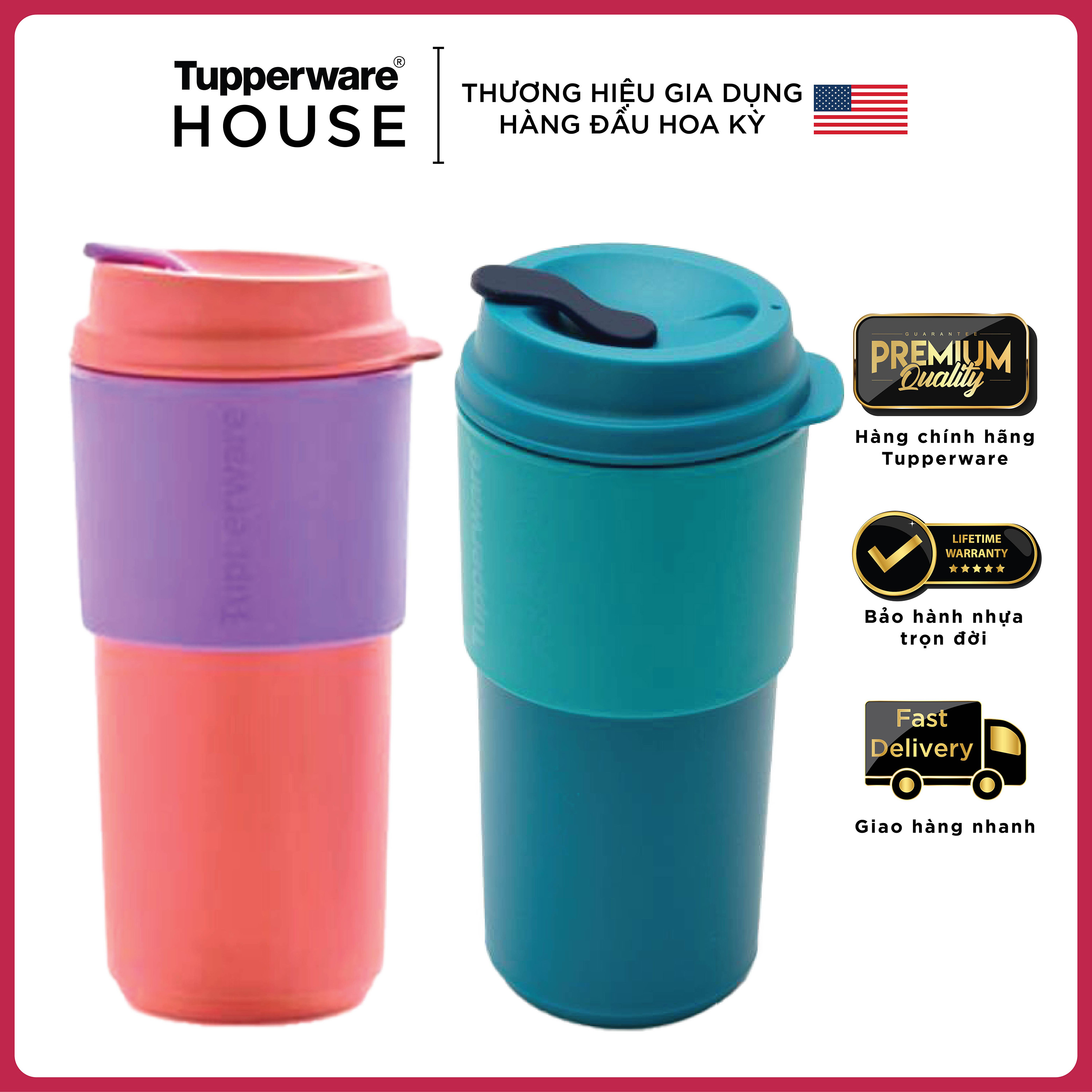 Ly Tupperware Coffee To Go 490ml