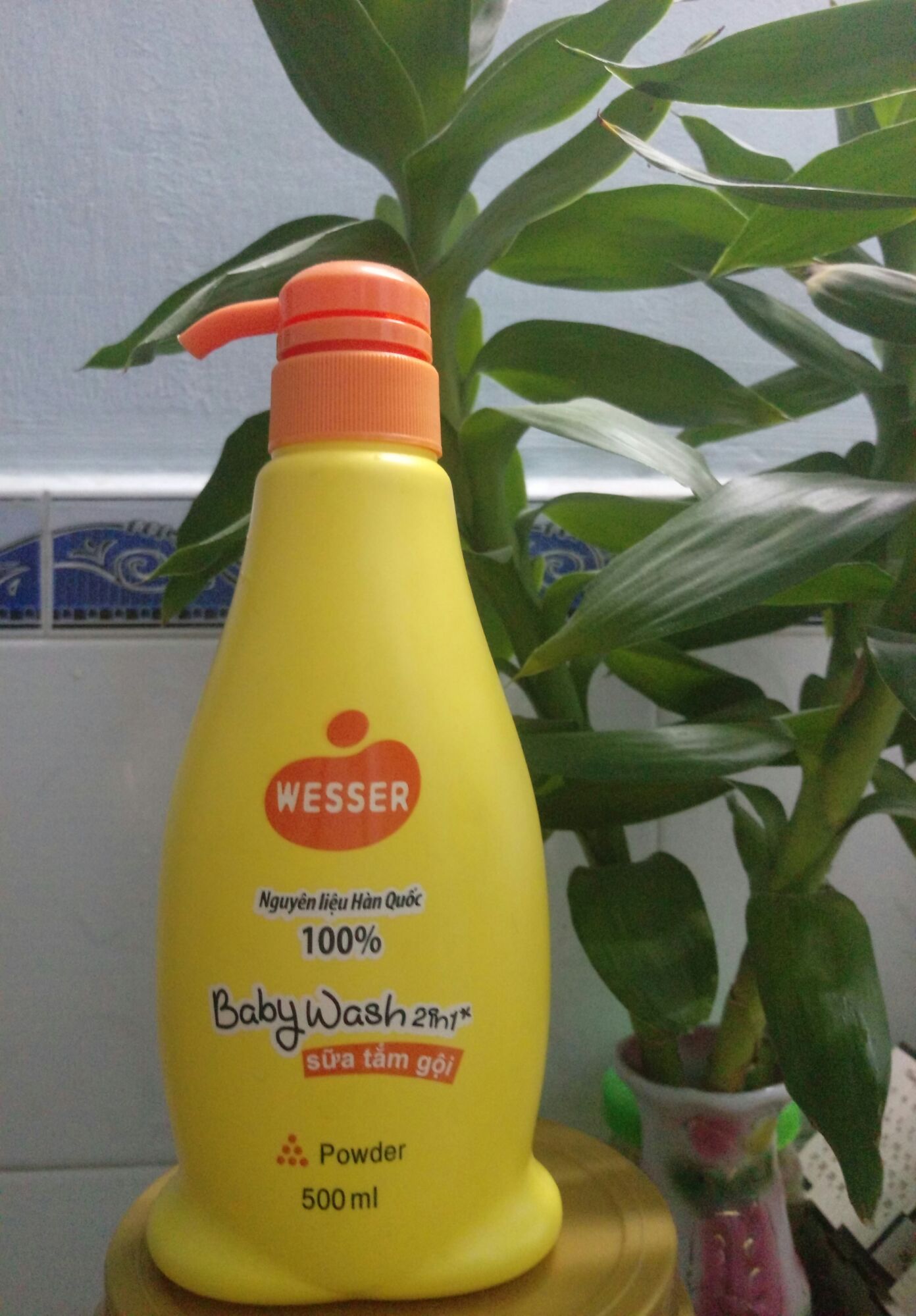 Sữa tắm gội em bé Wesser chính hãng cty 500ml