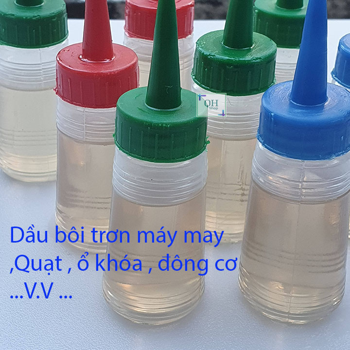 Dầu Máy Cho Quạt , Máy May , Tông Đơ , Ổ Khóa , Combo 5 Chai