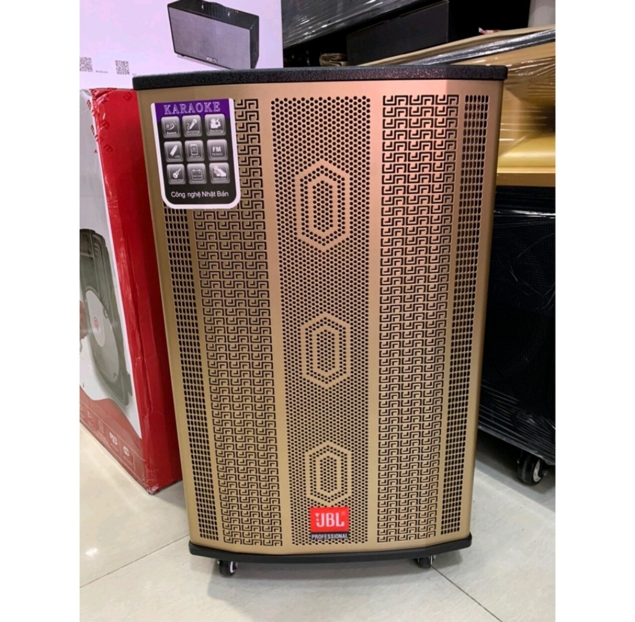 Loa kéo cao cấp jbl 6220 - 4 tấc, karaoke cực hay