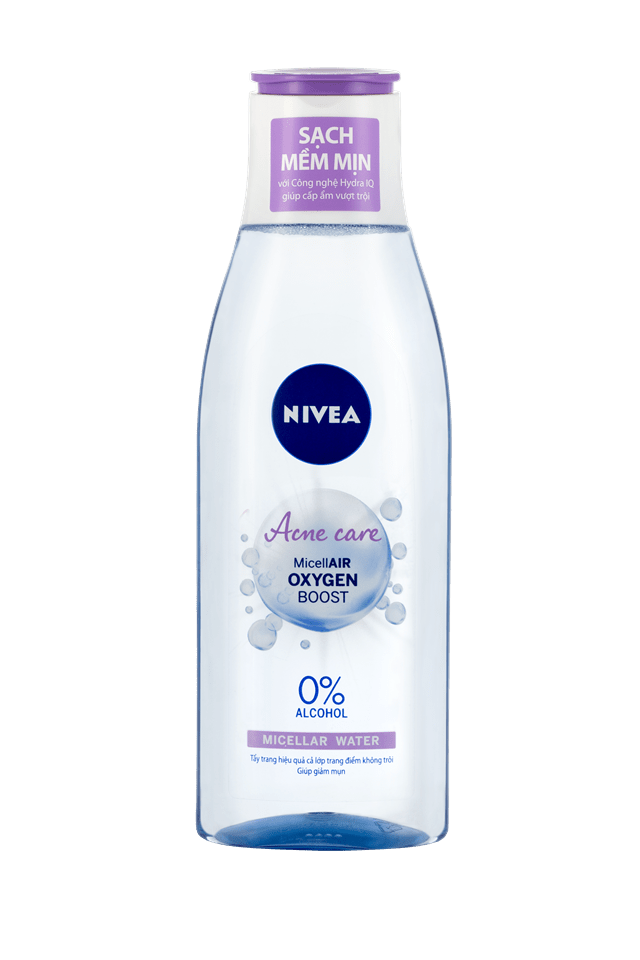 Nước tẩy trang nivea chăm sóc da mụn 200ml